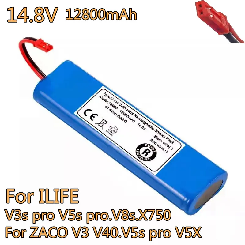Batería de litio genuina para Robot aspirador ILIFE V3s Pro, V50, V5s Pro, V8s, X750, 14,8 V, 6800mah, 18650.Batería ... 
Batería de litio genuina para Robot aspirador ILIFE V3s Pro, V50, V5s Pro, V8s, X750, 14,8 V, 6800mah, 18650.Batería ...