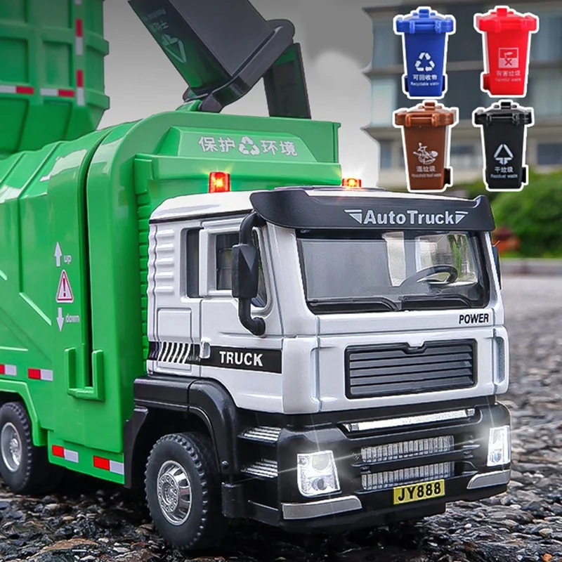 Alloy Pull Back Garbage Hygiene Truck Model, Simulation Garbage Transport Truck, Environmental Protection
Alloy Pull Back Garbage Hygiene Truck Model, Simulation Garbage Transport Truck, Environmental Protection