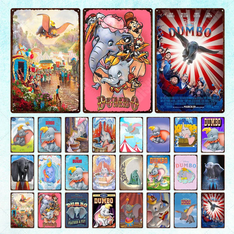 Металлические знаки Диснея, Летающий Слон, Дамбо, винтажная фотопластина, мультяшный фильм, металлический постер, настенные наклейки, украш...
Металлические знаки Диснея, Летающий Слон, Дамбо, винтажная фотопластина, мультяшный фильм, металлический постер, настенные наклейки, украш...