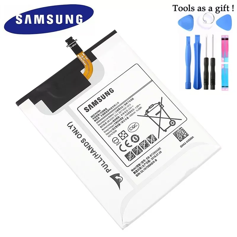 Tablet Battery EB-BT280ABE For Samsung GALAXY Tab A 7.0 T280 T285 SM-T280 Replacement Battery 4000mAh
Tablet Battery EB-BT280ABE For Samsung GALAXY Tab A 7.0 T280 T285 SM-T280 Replacement Battery 4000mAh