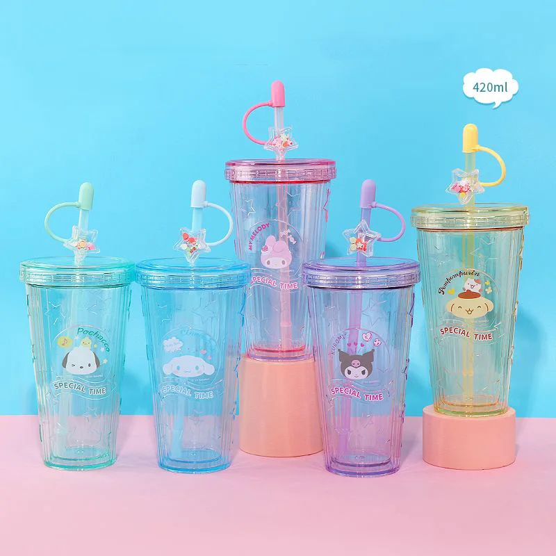 Sanrio Kuromi Mymelody Cinnamoroll почтовый пурин Лето 420 мл чашка для питья соломинка чашка для студентов чашка для воды Прямая чашка для питья
Sanrio Kuromi Mymelody Cinnamoroll почтовый пурин Лето 420 мл чашка для питья соломинка чашка для студентов чашка для воды Прямая чашка для питья