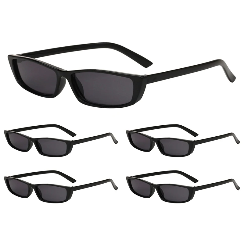 5X Retro Small Rectangle Sunglasses Fashion Trend Women Small Frame Sun Glasses Vintage Square Narrow Sunglasses Eyewear
5X Retro Small Rectangle Sunglasses Fashion Trend Women Small Frame Sun Glasses Vintage Square Narrow Sunglasses Eyewear
