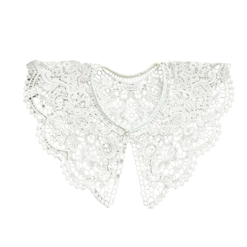 Lace Collar Women False Collar Lace up Embroidery Collar Dickey Collar Hanfu Faux Collar Detachable Collar for Dress 57BD
Lace Collar Women False Collar Lace up Embroidery Collar Dickey Collar Hanfu Faux Collar Detachable Collar for Dress 57BD
