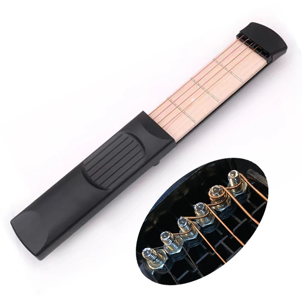 Portable 6 String Pocket Guitar 6 Frets Guitar Chord Trainer Finger Practice Pocket Guitars With Bag Hexagon Wrench Accessories
Portable 6 String Pocket Guitar 6 Frets Guitar Chord Trainer Finger Practice Pocket Guitars With Bag Hexagon Wrench Accessories