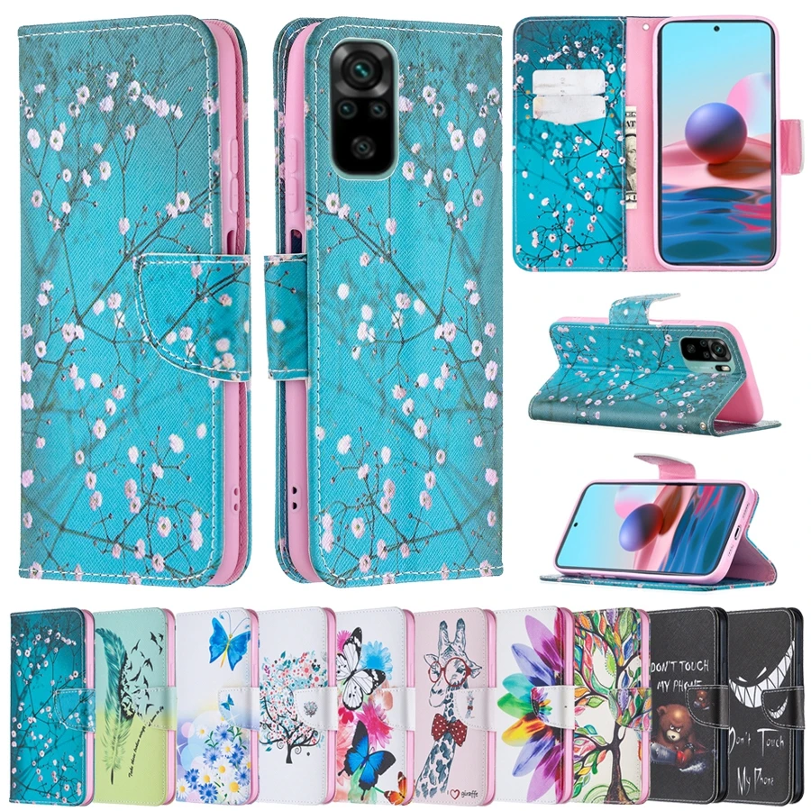 Wallet Case For Xiaomi Redmi Note 10/10S/10 Pro/10Pro Max/9/9S/9Pro/8T/7 9 9A 9C K40Pro PocoX3 Cartoon Animal And Plant Patterns 
Wallet Case For Xiaomi Redmi Note 10/10S/10 Pro/10Pro Max/9/9S/9Pro/8T/7 9 9A 9C K40Pro PocoX3 Cartoon Animal And Plant Patterns