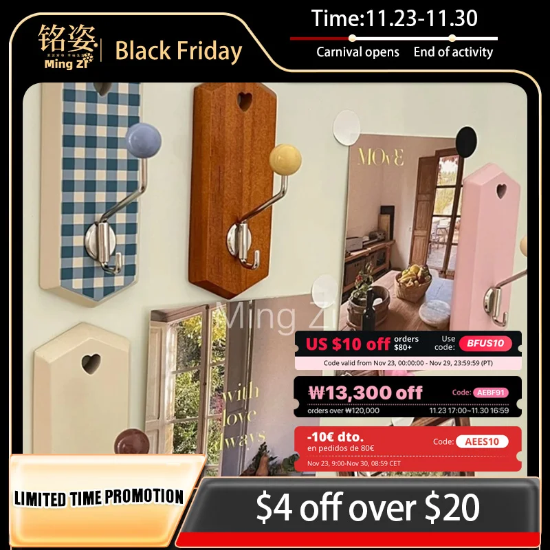 Ins Wood Fridge Magnetic Sticker, Classical Plaid Refrigerator Sticker with Hook, Creative Gift for Home Decoration
Ins Wood Fridge Magnetic Sticker, Classical Plaid Refrigerator Sticker with Hook, Creative Gift for Home Decoration
