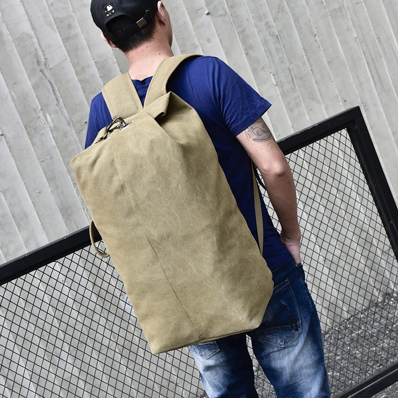 Large Capacity Rucksack Man Travel Bag Mountaineering Backpack Male Luggage Canvas Bucket Shoulder Bags for Boys Men Backpacks
Large Capacity Rucksack Man Travel Bag Mountaineering Backpack Male Luggage Canvas Bucket Shoulder Bags for Boys Men Backpacks