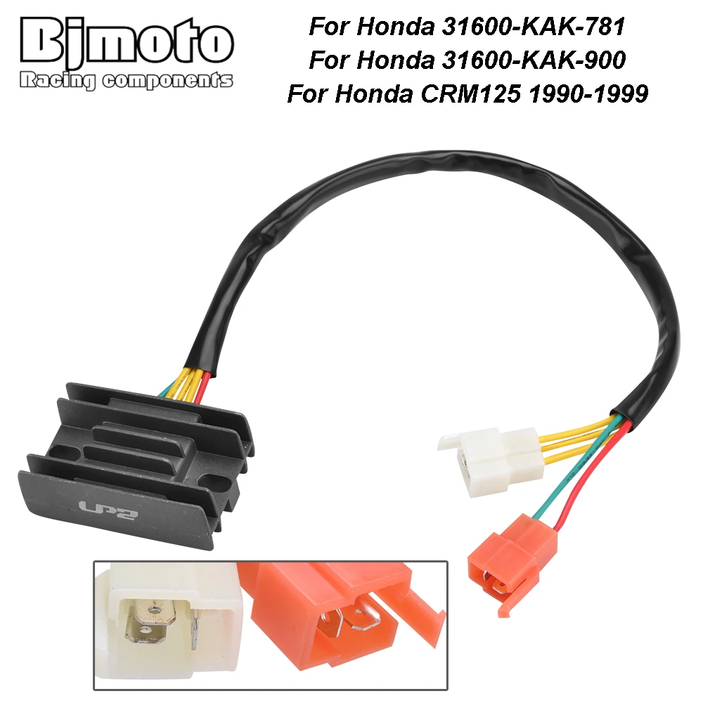 Motorcycle Regulator Rectifier for Honda CRM125 CRM 125 1990-1999 31600-KAK-900 31600-KAK-781
Motorcycle Regulator Rectifier for Honda CRM125 CRM 125 1990-1999 31600-KAK-900 31600-KAK-781