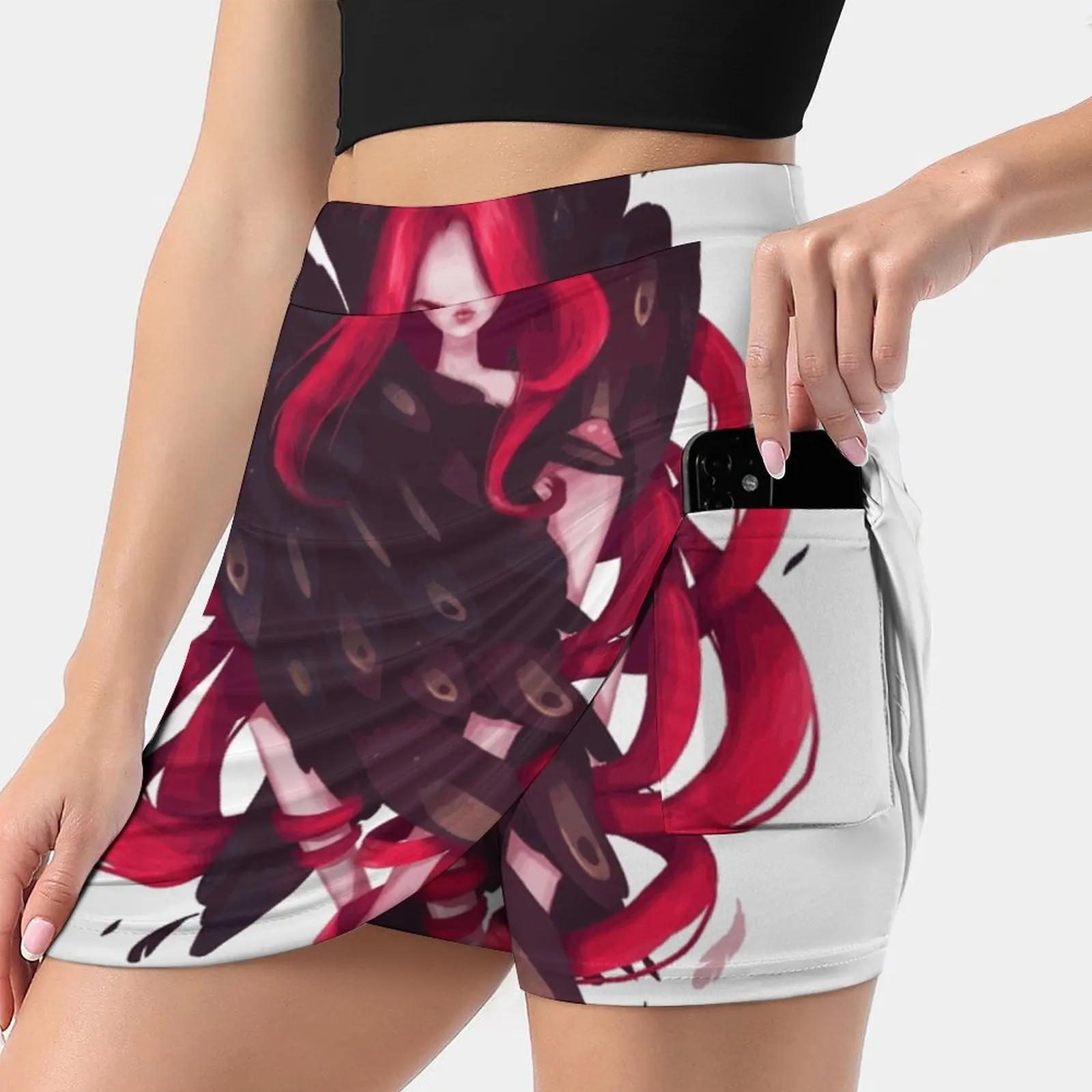 Black Women'S Fashion Sporting Skirt With Pockets Tennis Golf Running Skirts Girls Red Hair Mystic Angel Cute Fantasy Archangel
Black Women'S Fashion Sporting Skirt With Pockets Tennis Golf Running Skirts Girls Red Hair Mystic Angel Cute Fantasy Archangel