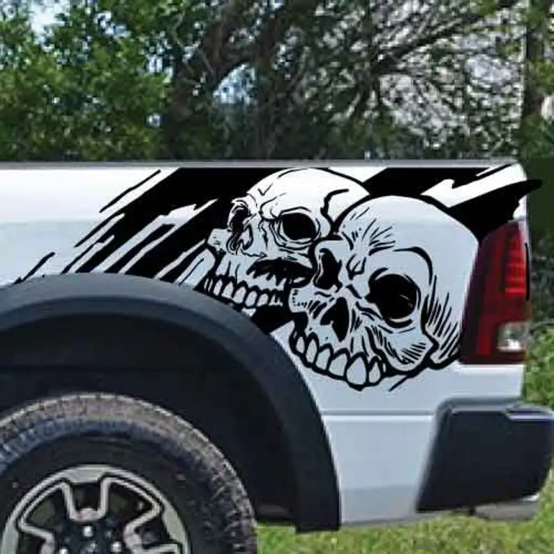 Side Skull Distressed Grunge Design Hood Door Car Bed Pickup Vehicle Truck Vinyl Graphic Decal Tailgate
Side Skull Distressed Grunge Design Hood Door Car Bed Pickup Vehicle Truck Vinyl Graphic Decal Tailgate