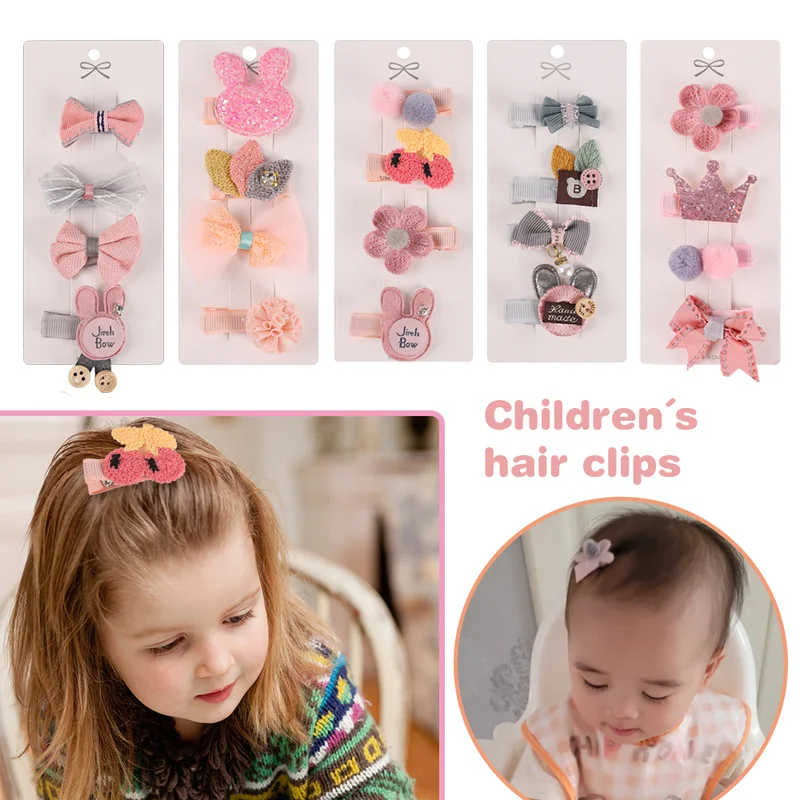 4Pc Cute Baby Bowknot Hair Clip Sweet Flower Headdress Princess Bow Side Clip Girl Hair Accessories Baby Hairpins Kids Barrettes
4Pc Cute Baby Bowknot Hair Clip Sweet Flower Headdress Princess Bow Side Clip Girl Hair Accessories Baby Hairpins Kids Barrettes