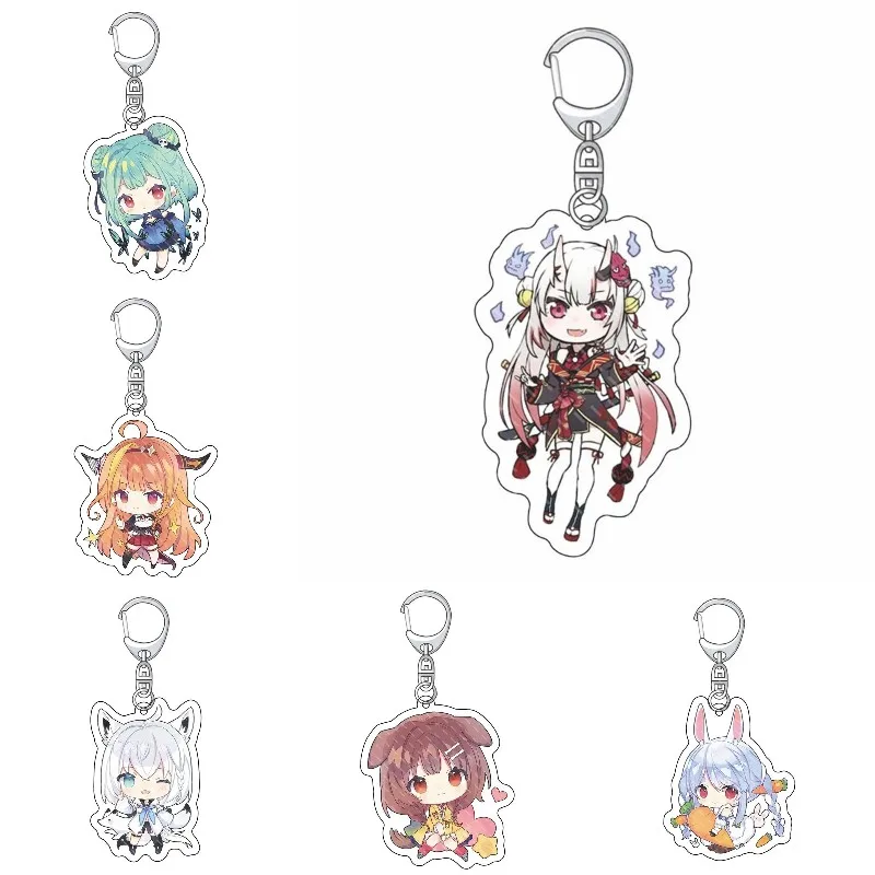 Hot Anime Hololive Vtuber Keychain Acrylic Q Version Figure Usada Pekora Minato Aqua Keyrings Bag Key Chains Pendant Fans Gift
Hot Anime Hololive Vtuber Keychain Acrylic Q Version Figure Usada Pekora Minato Aqua Keyrings Bag Key Chains Pendant Fans Gift