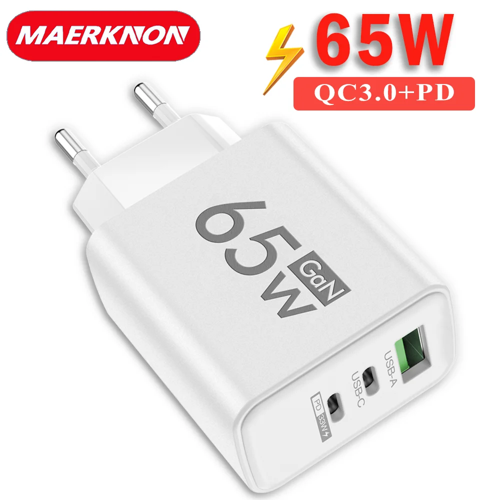 65W GaN USB C Charger Fast Charging Type C Mobile Phone Adapter For iPhone Samsung Xiaomi Huawei Quick Charge Wall Charger QC3.0
65W GaN USB C Charger Fast Charging Type C Mobile Phone Adapter For iPhone Samsung Xiaomi Huawei Quick Charge Wall Charger QC3.0