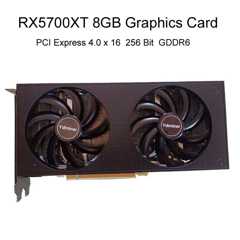 RX5700XT 8GB Graphics Card 256Bit GDDR6 5700xt GPU Radeon 7nm Video Card Double Fan for Gaming PC Desktop AMD Graphics Cards
RX5700XT 8GB Graphics Card 256Bit GDDR6 5700xt GPU Radeon 7nm Video Card Double Fan for Gaming PC Desktop AMD Graphics Cards
