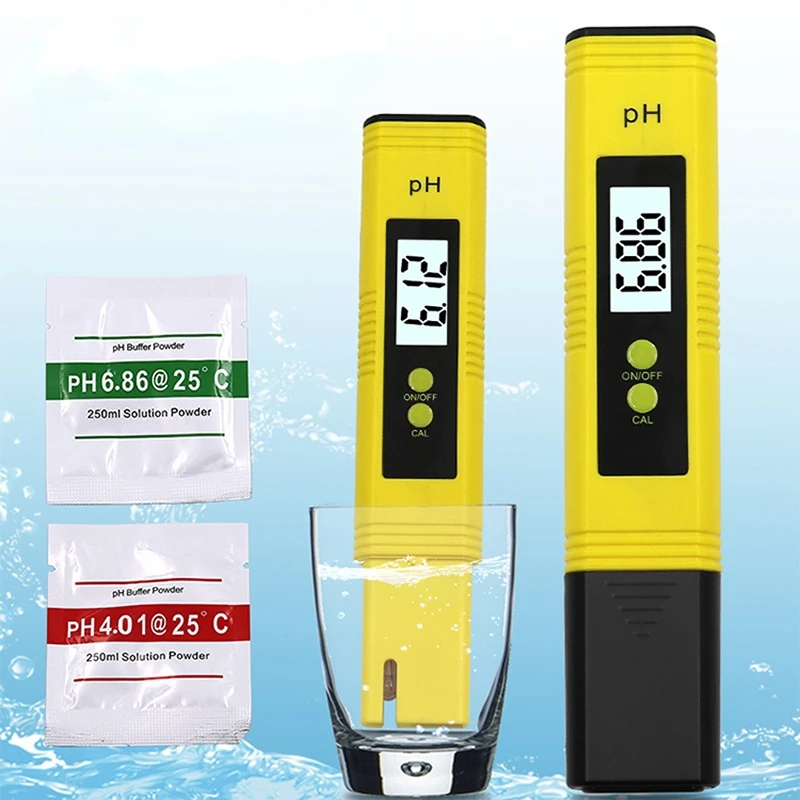 PH Meter 0.01 High Precision for Water Quality Tester with 0-14 Measurement Range Suitable Aquarium Swimming Pool
PH Meter 0.01 High Precision for Water Quality Tester with 0-14 Measurement Range Suitable Aquarium Swimming Pool