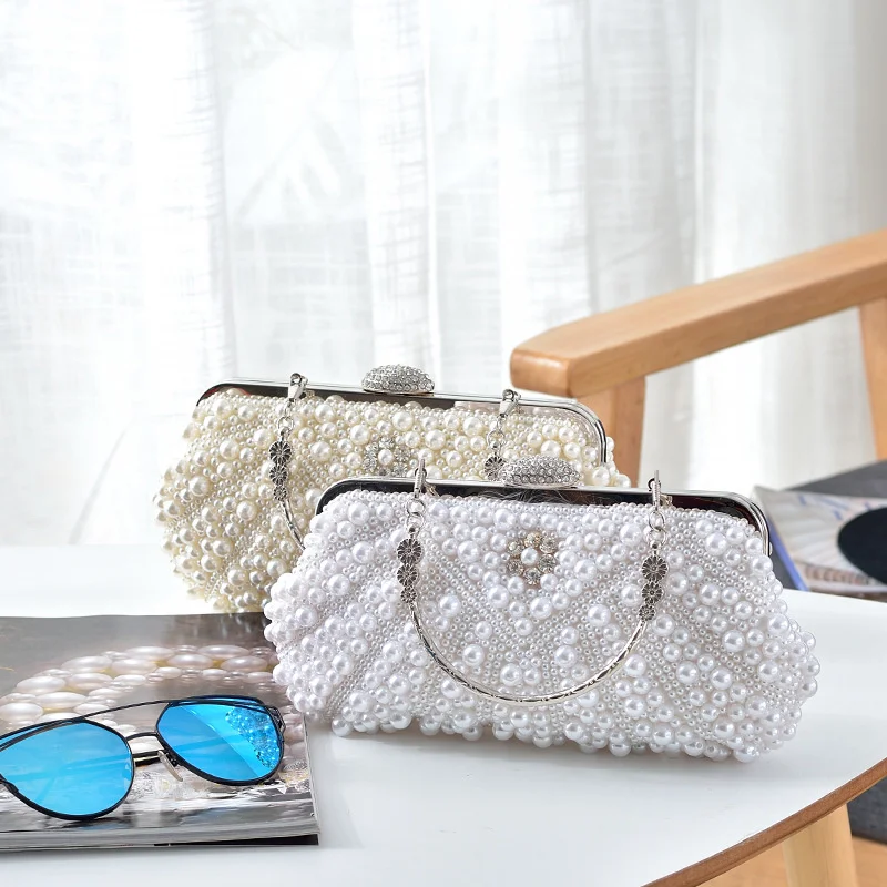 Shell Design Beading Day Clutch Diamonds Wedding Bridal Evening Bags Party Female Vintage Handbags Pearl Rhinestones Purse
Shell Design Beading Day Clutch Diamonds Wedding Bridal Evening Bags Party Female Vintage Handbags Pearl Rhinestones Purse