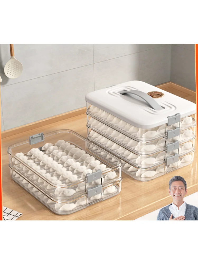 Dumpling storage box Refrigerator dumpling box Frozen box for dumplings noodles food grade dumpling tray
Dumpling storage box Refrigerator dumpling box Frozen box for dumplings noodles food grade dumpling tray