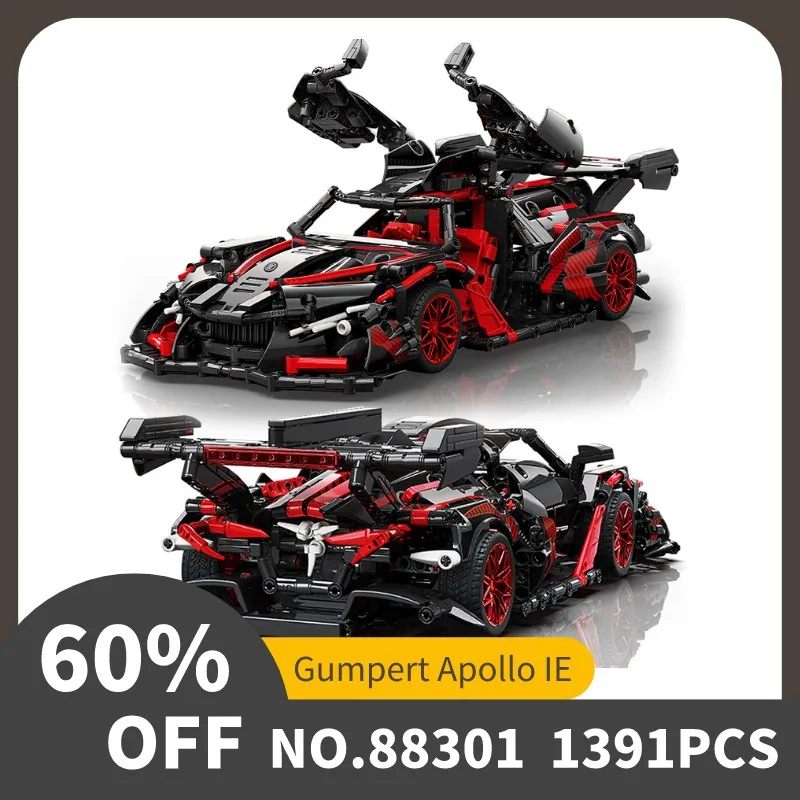 Радиоуправляемый автомобиль MOC Technic Series, игрушечный суперкар Gumpert Apollo IE, подарок на день рождения для парня
Радиоуправляемый автомобиль MOC Technic Series, игрушечный суперкар Gumpert Apollo IE, подарок на день рождения для парня