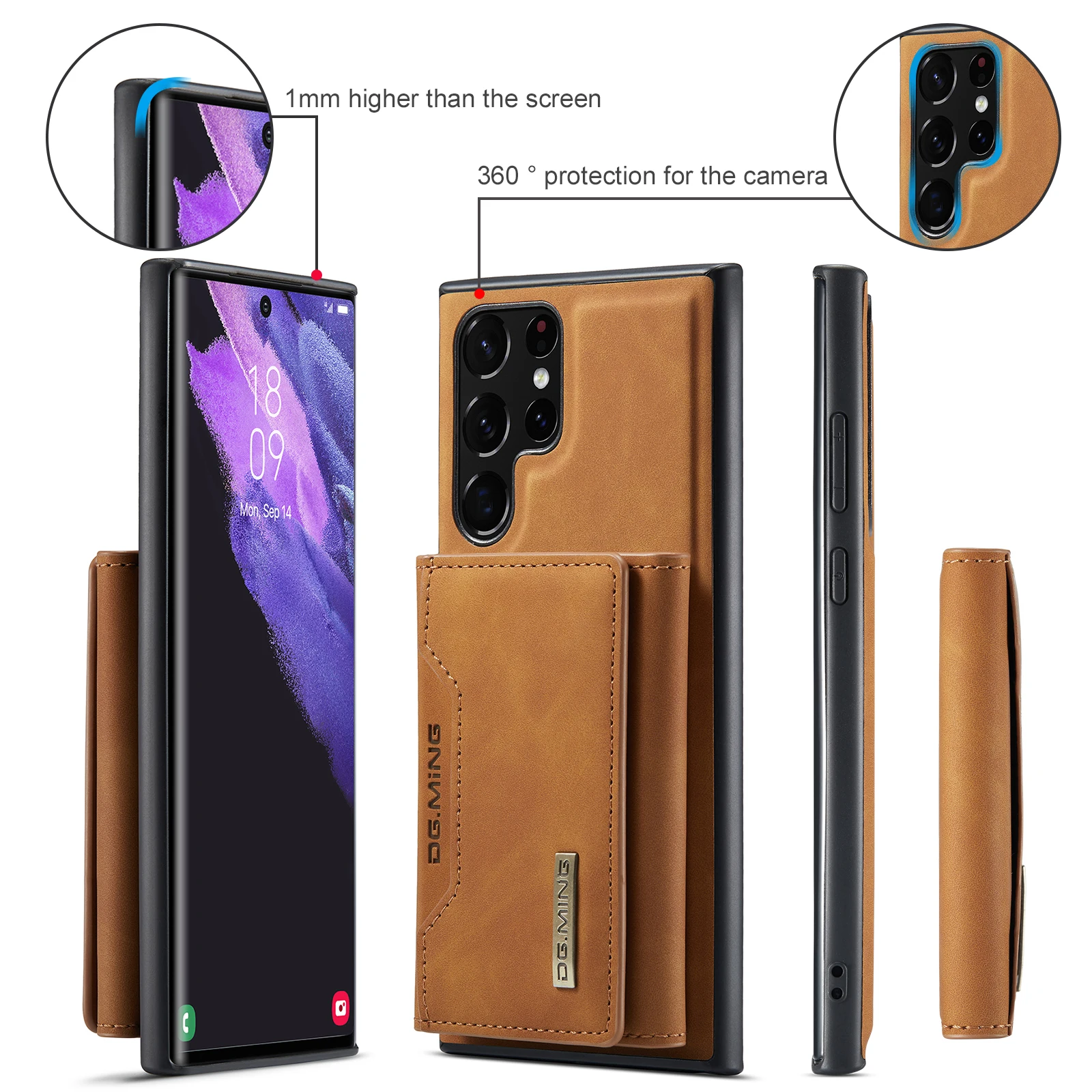 Series for Samsung Galaxy S22 Ultra Magnetic 2-in-1 Wallet Shockproof Phone Case Wireless Charging Shell Professional
Series for Samsung Galaxy S22 Ultra Magnetic 2-in-1 Wallet Shockproof Phone Case Wireless Charging Shell Professional