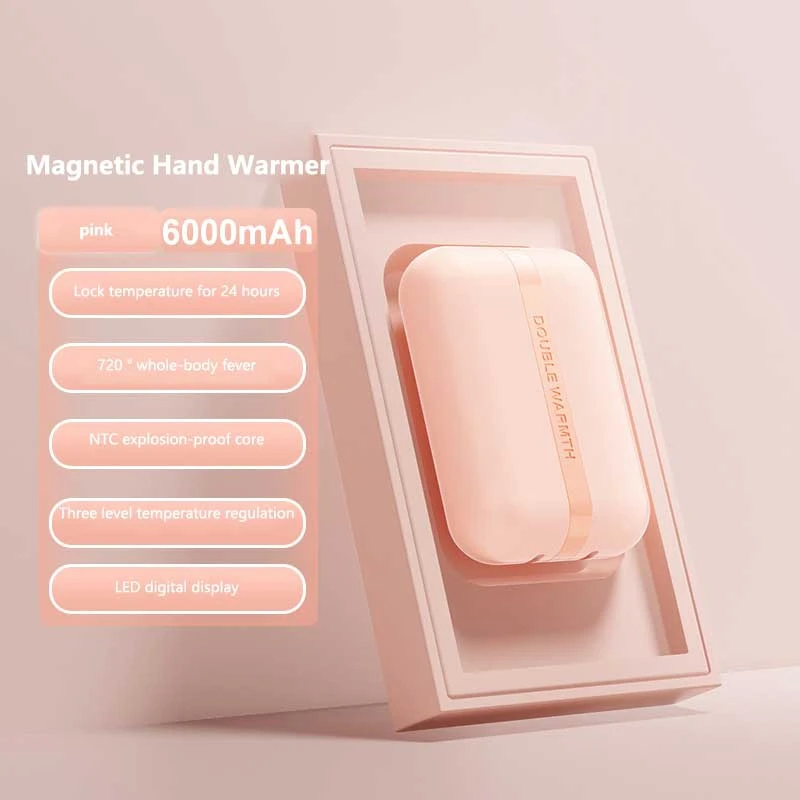 MIJIA Магнитная грелка для рук 6000 мАч
MIJIA Магнитная грелка для рук 6000 мАч