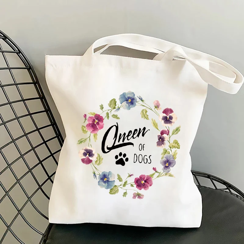 Queen of dogs Flower Print Shopping Bags Women Sweet Kawaii foldable shopping bag Large Harajuku Korean All-match Grocery Bag
Queen of dogs Flower Print Shopping Bags Women Sweet Kawaii foldable shopping bag Large Harajuku Korean All-match Grocery Bag