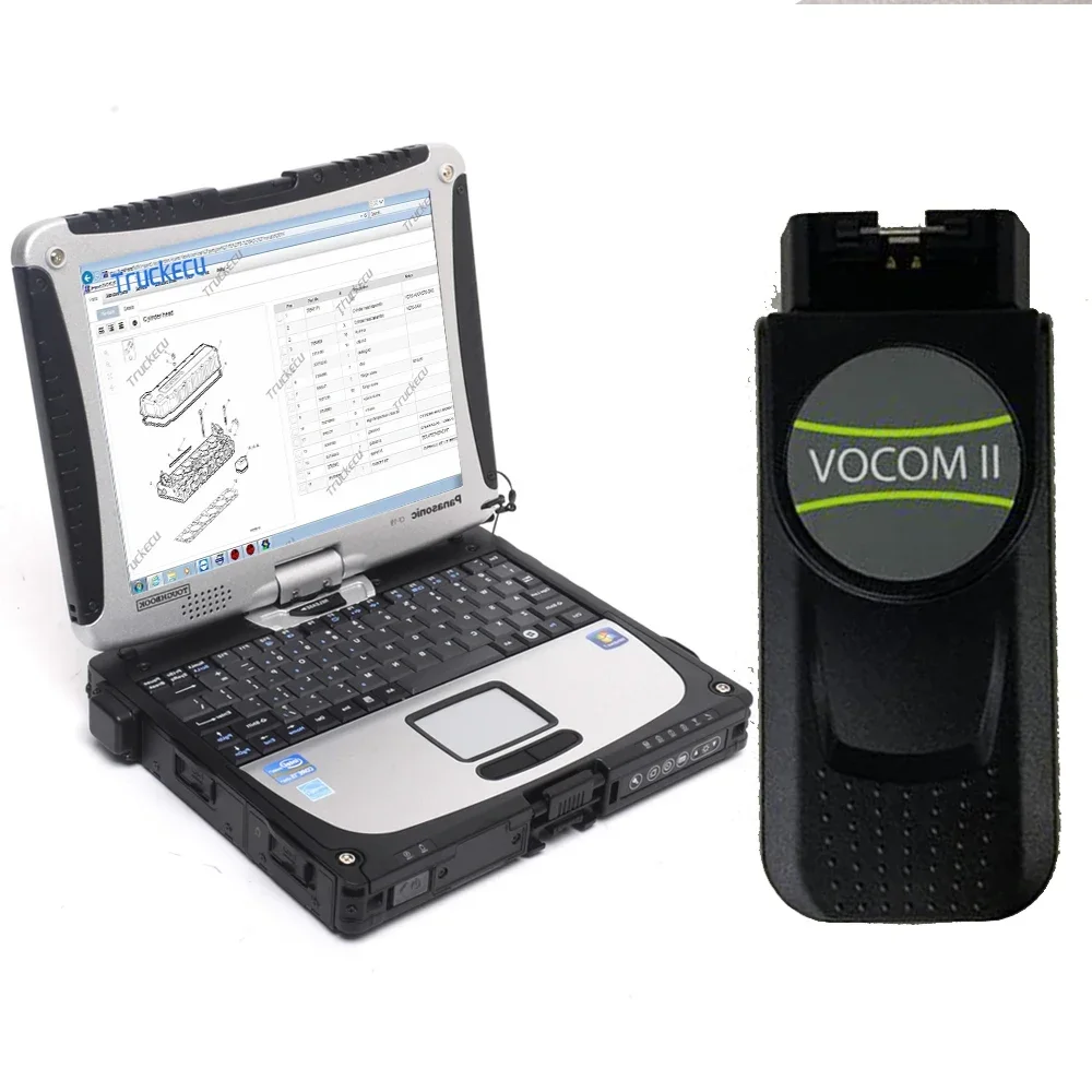 для VOCOM II 88894200 Инструмент диагностики тяжелых грузовиков 2 mini диагностического