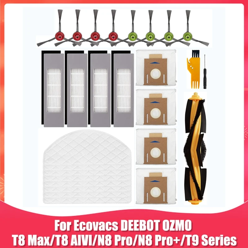 Replacement Parts For Ecovacs DEEBOT OZMO T8 Max/T8 AIVI/N8 Pro/N8 Pro+ Robot Vacuum Cleaner
Replacement Parts For Ecovacs DEEBOT OZMO T8 Max/T8 AIVI/N8 Pro/N8 Pro+ Robot Vacuum Cleaner