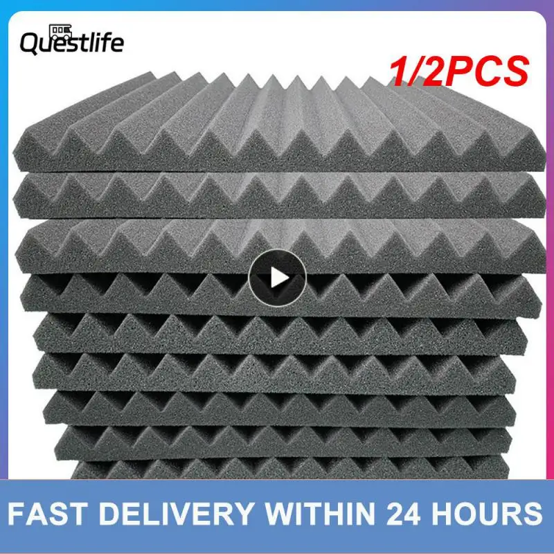 1/2PCS Recording Studio Acoustic Foams Panels Sound Insulation Foam Pad Studio Soundproof Wedge Foam Video Noise Insulation
1/2PCS Recording Studio Acoustic Foams Panels Sound Insulation Foam Pad Studio Soundproof Wedge Foam Video Noise Insulation