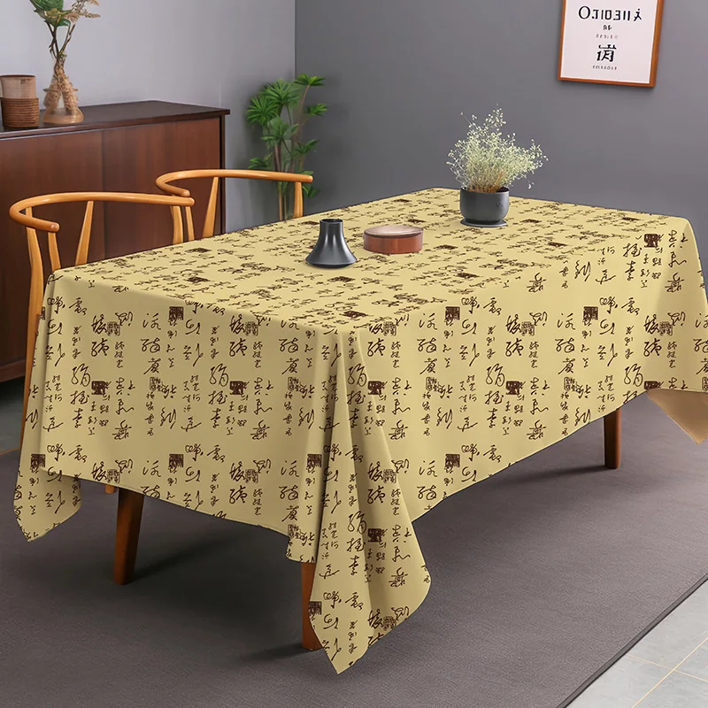 Rectangular PVC dining table cloth, coffee table mat
Rectangular PVC dining table cloth, coffee table mat