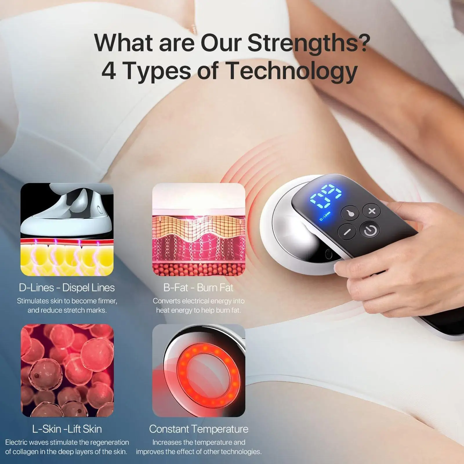 Stimulate Body Slimming Massager Ultrasonic Cellulite Weight Loss Infrared Fat Lipo Cellulite Anti Galvanic Remover F6n9
Stimulate Body Slimming Massager Ultrasonic Cellulite Weight Loss Infrared Fat Lipo Cellulite Anti Galvanic Remover F6n9