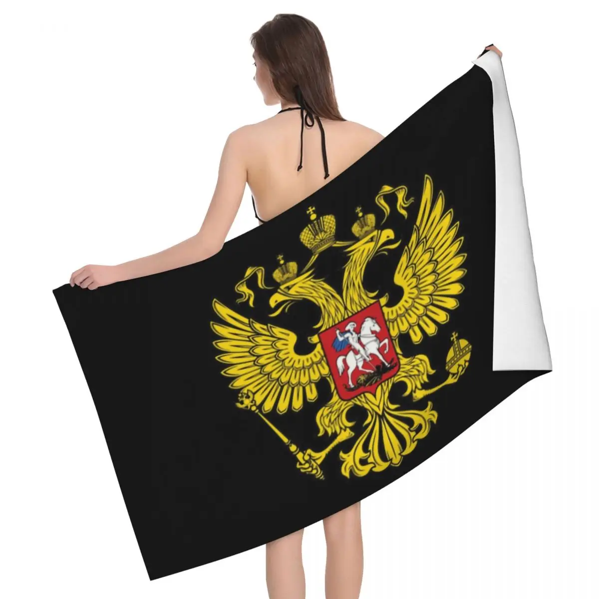 Пляжное полотенце, герб России, индивидуальная эмблема Российской Федерации, супермягкое полотенце из микрофибры для ванной s
Пляжное полотенце, герб России, индивидуальная эмблема Российской Федерации, супермягкое полотенце из микрофибры для ванной s