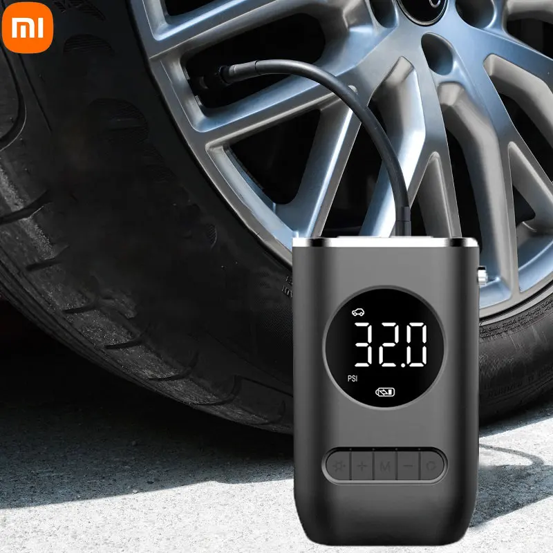 XIAOMI Electric Inflator Pump Portable Mini Wireless Smart Digital Air Pump Outdoors Practical Car Bike Mortocycle Balls Pump
XIAOMI Electric Inflator Pump Portable Mini Wireless Smart Digital Air Pump Outdoors Practical Car Bike Mortocycle Balls Pump