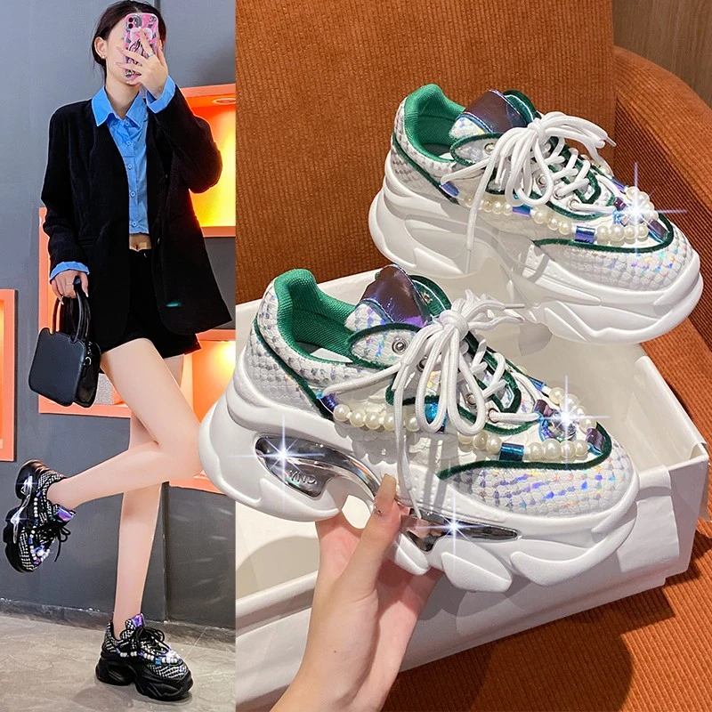 Women's Shoes 2023 High Quality Casual Sneakers Comfortable Platform Wedges Trainers Trend Chunky Color Matching Sport Shoes
Women's Shoes 2023 High Quality Casual Sneakers Comfortable Platform Wedges Trainers Trend Chunky Color Matching Sport Shoes