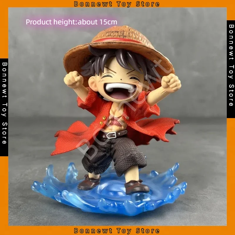 Фигурки героев аниме D Luffy 15 см соломенная шляпа статуя ПВХ Модель коллекционные