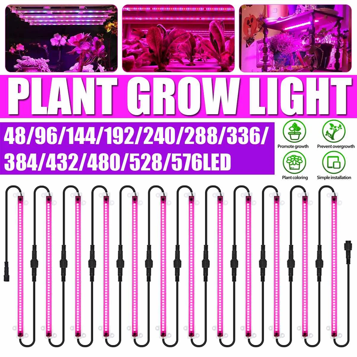 LED Grow Light AC220V Full Spectrum LED Bar Lamp for Plants High Luminous Efficiency 50/30cm for Grow Tent Greenhouses Flowers
LED Grow Light AC220V Full Spectrum LED Bar Lamp for Plants High Luminous Efficiency 50/30cm for Grow Tent Greenhouses Flowers