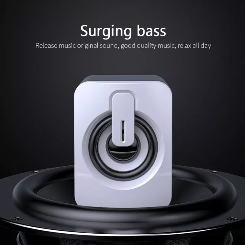 For Laptop Smartphones Desktop MP4 Computer Players1 Pairc 3.5mm USB Computer Speakers Wired 4D Bass Stereo Subwoofer Speaker
For Laptop Smartphones Desktop MP4 Computer Players1 Pairc 3.5mm USB Computer Speakers Wired 4D Bass Stereo Subwoofer Speaker