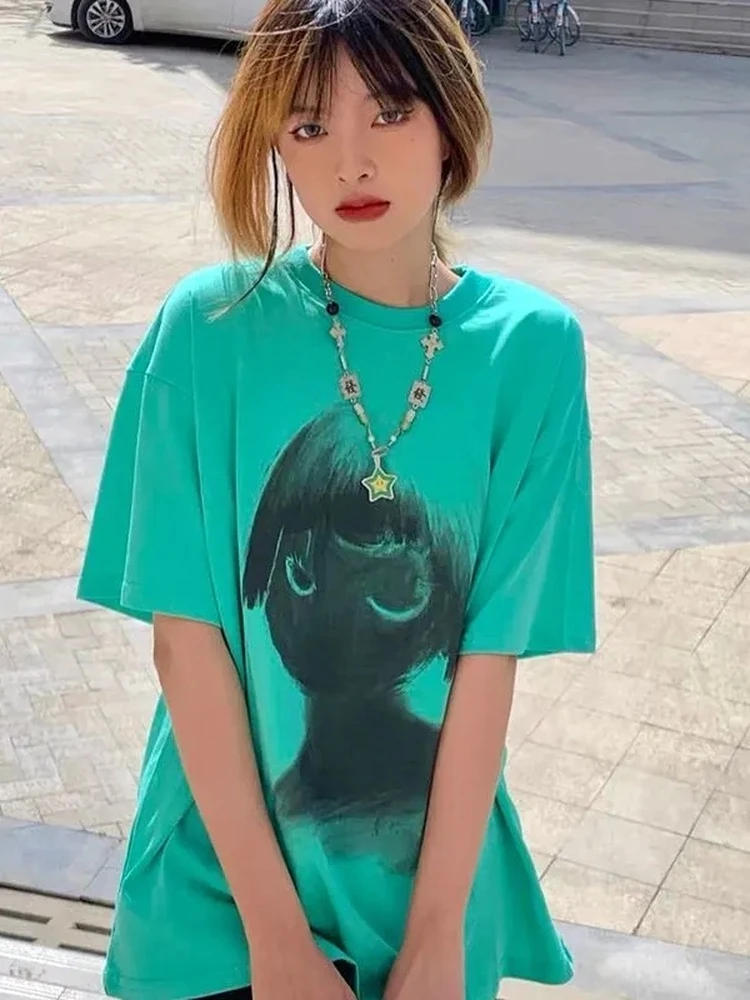 QWEEK Korean Graphic Tshirts Womne Vintage Harajuku Anime Cartoon Print Tshirt Streetwear Tees Tops Summer 2022 Kpop
QWEEK Korean Graphic Tshirts Womne Vintage Harajuku Anime Cartoon Print Tshirt Streetwear Tees Tops Summer 2022 Kpop