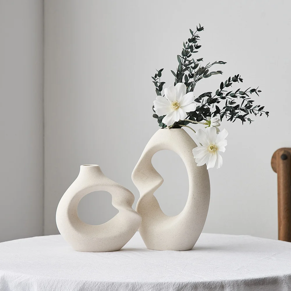 Wedding Luxury Ceramic Vases Dried Flower Vase Nordic Home Decor Interior White Luxury Living Room Decoration Aesthetic Office
Wedding Luxury Ceramic Vases Dried Flower Vase Nordic Home Decor Interior White Luxury Living Room Decoration Aesthetic Office