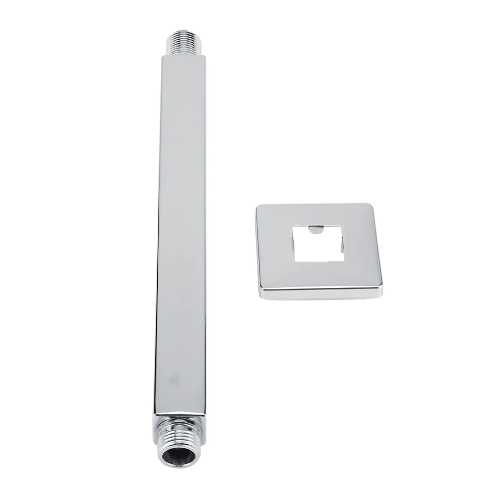 Square Stainless Steel Top Shower Arm Pipe Wall Mount for Bathroom Ceiling Shower Head(25 cm) Stainless Steel Shower Head
Square Stainless Steel Top Shower Arm Pipe Wall Mount for Bathroom Ceiling Shower Head(25 cm) Stainless Steel Shower Head