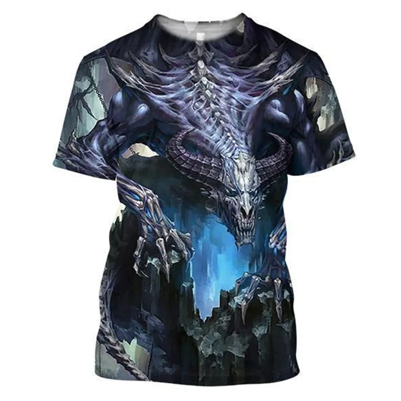 Dragon Patterned T-shirts For Men's Animal Print Tees Tops Loose Oversized T-shirt Casual Short Sleeve Men's Clothing Streetwear
Dragon Patterned T-shirts For Men's Animal Print Tees Tops Loose Oversized T-shirt Casual Short Sleeve Men's Clothing Streetwear