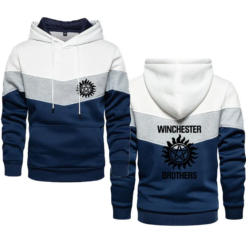 Толстовка мужская с капюшоном, Свитшот из чистого хлопка с принтом логотипа на Winchester, модная спортивная одежда в стиле хип-хоп, уличная одеж... 
Толстовка мужская с капюшоном, Свитшот из чистого хлопка с принтом логотипа на Winchester, модная спортивная одежда в стиле хип-хоп, уличная одеж...