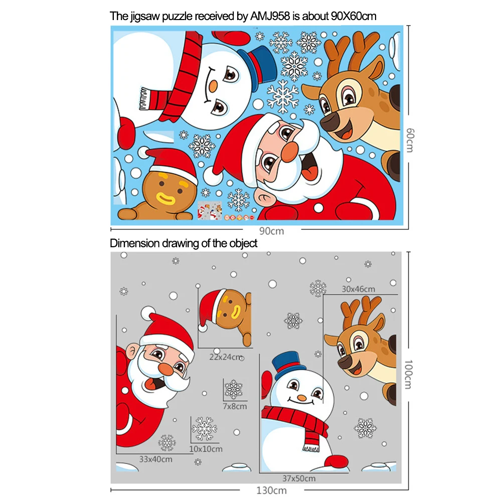 Window Sticker Wall Stickers Glass Sticker Removable Snowflake Santa Elk Electrostatic Environmentally Friendly
Window Sticker Wall Stickers Glass Sticker Removable Snowflake Santa Elk Electrostatic Environmentally Friendly