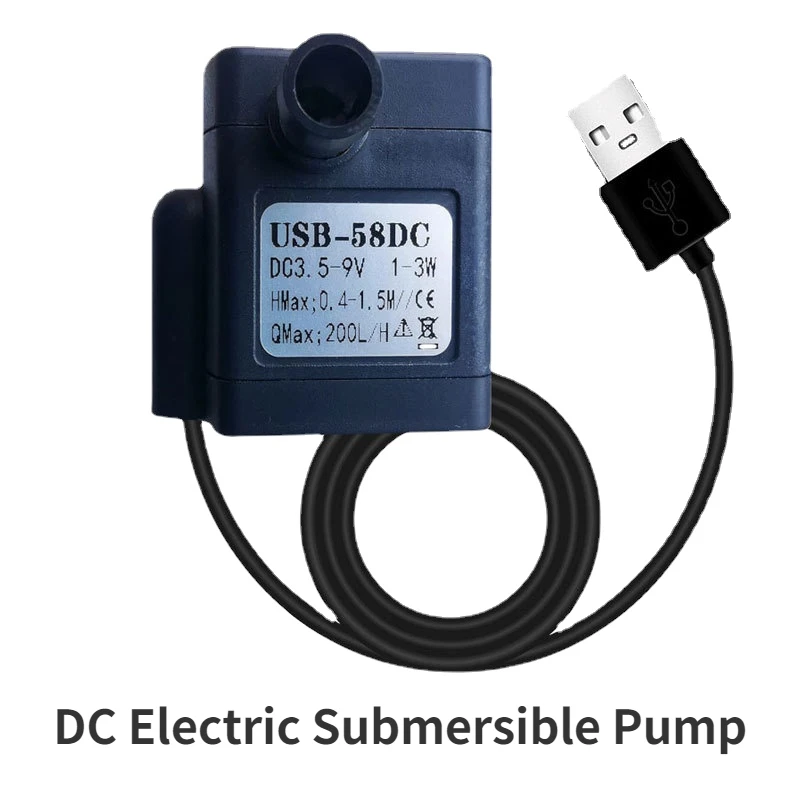 AISITIN 3W 12V DC Brushless Water Pump with Lights USB Silent Mini Micro Submersible Water Pump For Pet Water Dispenser
AISITIN 3W 12V DC Brushless Water Pump with Lights USB Silent Mini Micro Submersible Water Pump For Pet Water Dispenser
