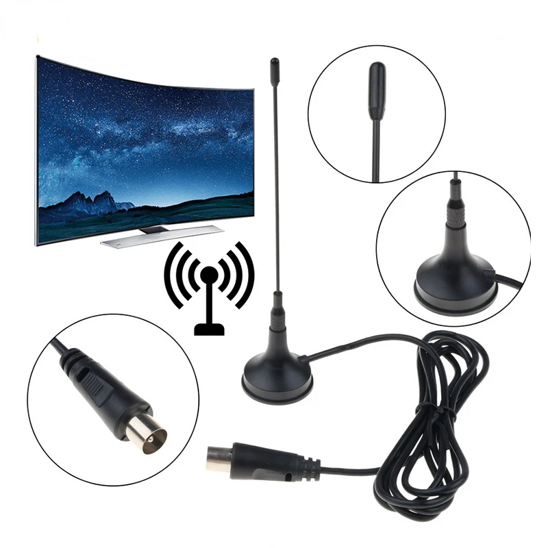 

HDTV Antenna DVB-T Freeview 5dBi Digital TV Antenna Indoor Signal Receiver Aerial Booster CMMB Televison Receivers