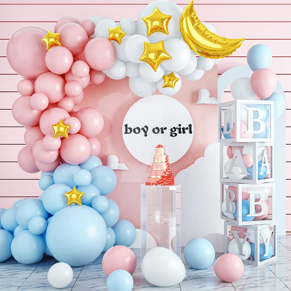 Baby Shower Decorations Macaron White Pink Blue Gold Balloon Arch Kit Wedding Birthday Boy Or Girl Gender Reveal Party Balloon
Baby Shower Decorations Macaron White Pink Blue Gold Balloon Arch Kit Wedding Birthday Boy Or Girl Gender Reveal Party Balloon