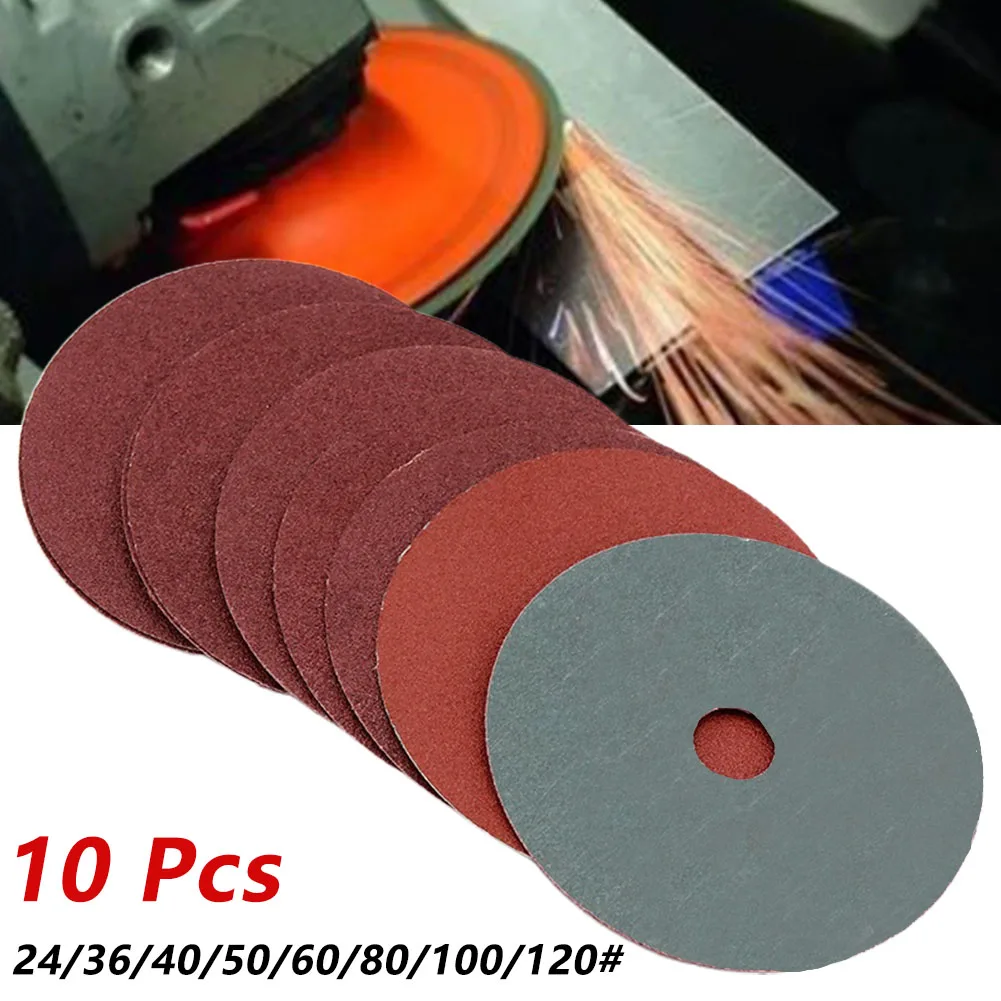 10PCS 4 Inch Resin Fiber Grinding Sanding Discs For Angle Grinder Abrasive Tool Adhesive Sandpaper Buffing Sander Polishing Pad
10PCS 4 Inch Resin Fiber Grinding Sanding Discs For Angle Grinder Abrasive Tool Adhesive Sandpaper Buffing Sander Polishing Pad