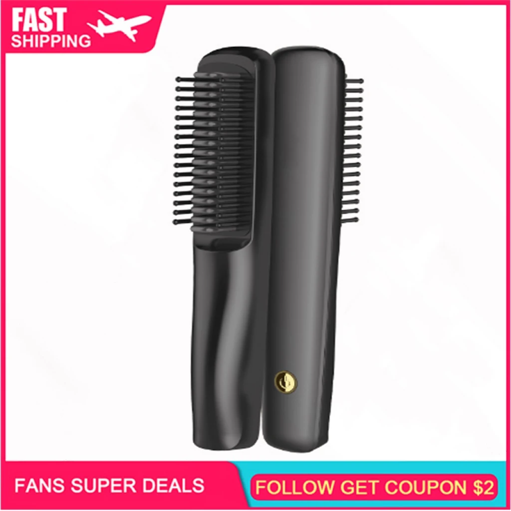 Hair Brush Fast Styling Portable Wireless Hair Flat Irons Straightening Comb Usb Recharge Electric Combs Hair Straightener
Hair Brush Fast Styling Portable Wireless Hair Flat Irons Straightening Comb Usb Recharge Electric Combs Hair Straightener