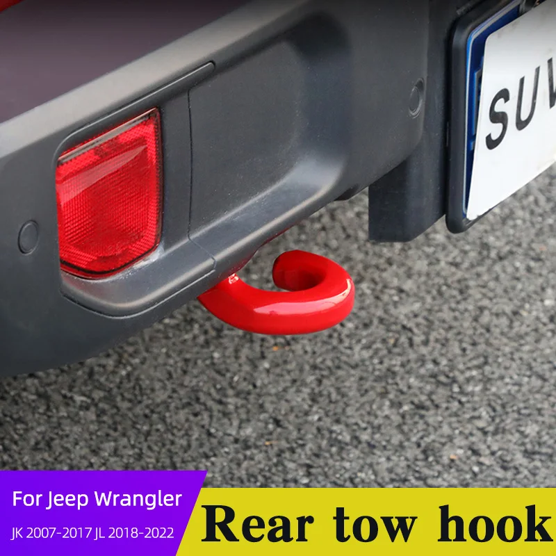 Rear Tow Hook For Jeep Wrangler JL 2018-2022 JK 2007-2017 Metal Bumper Connector Protection Accessories Red Safety Black
Rear Tow Hook For Jeep Wrangler JL 2018-2022 JK 2007-2017 Metal Bumper Connector Protection Accessories Red Safety Black