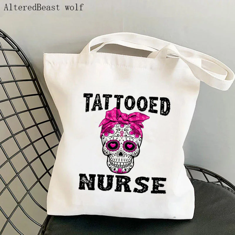 Women Shopper bag nurse Sugar Skull Bandana love eyes bag Harajuku Canvas Shopper Bag girl handbag Mom gift Tote Shoulder Bag
Women Shopper bag nurse Sugar Skull Bandana love eyes bag Harajuku Canvas Shopper Bag girl handbag Mom gift Tote Shoulder Bag