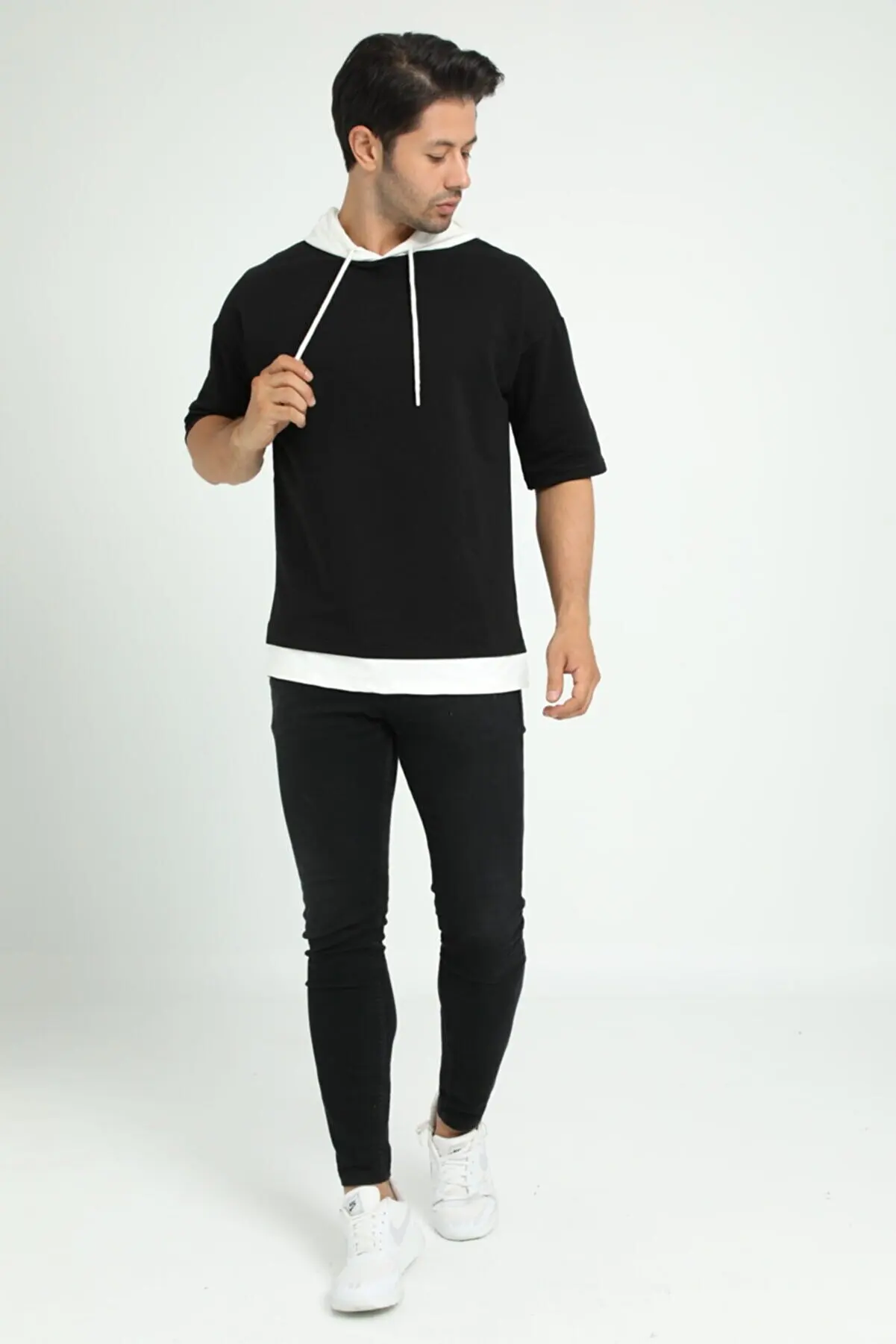 Sweatshirt with men's hooded short sleeve hoodie ball trend fashion sweatshirts for men streetwear 46260885
Sweatshirt with men's hooded short sleeve hoodie ball trend fashion sweatshirts for men streetwear 46260885